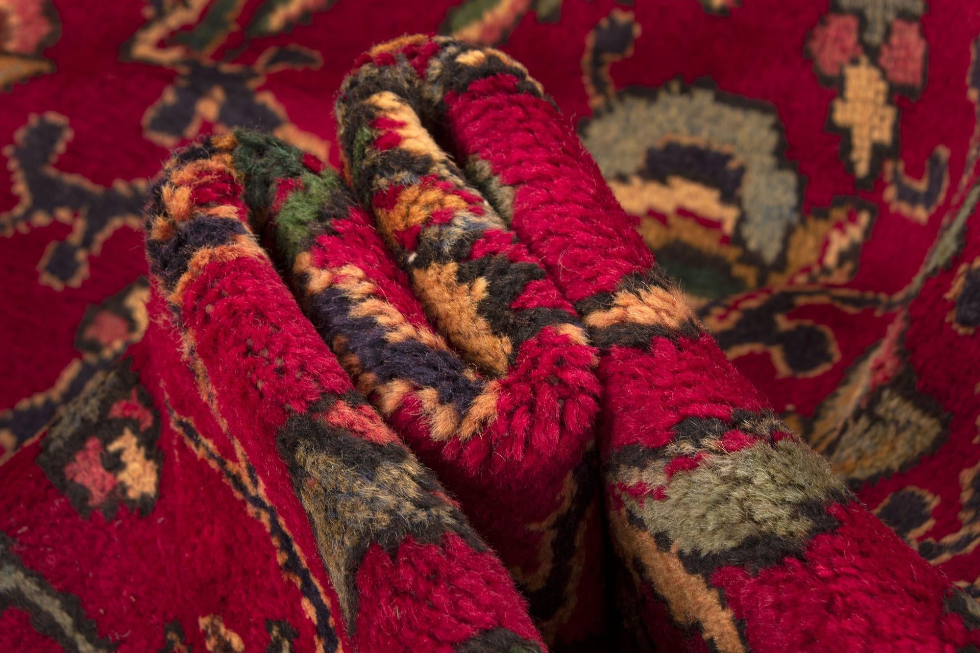 9' 6 x 12' 6 Hand Knotted Tabriz Persian Wool Rug