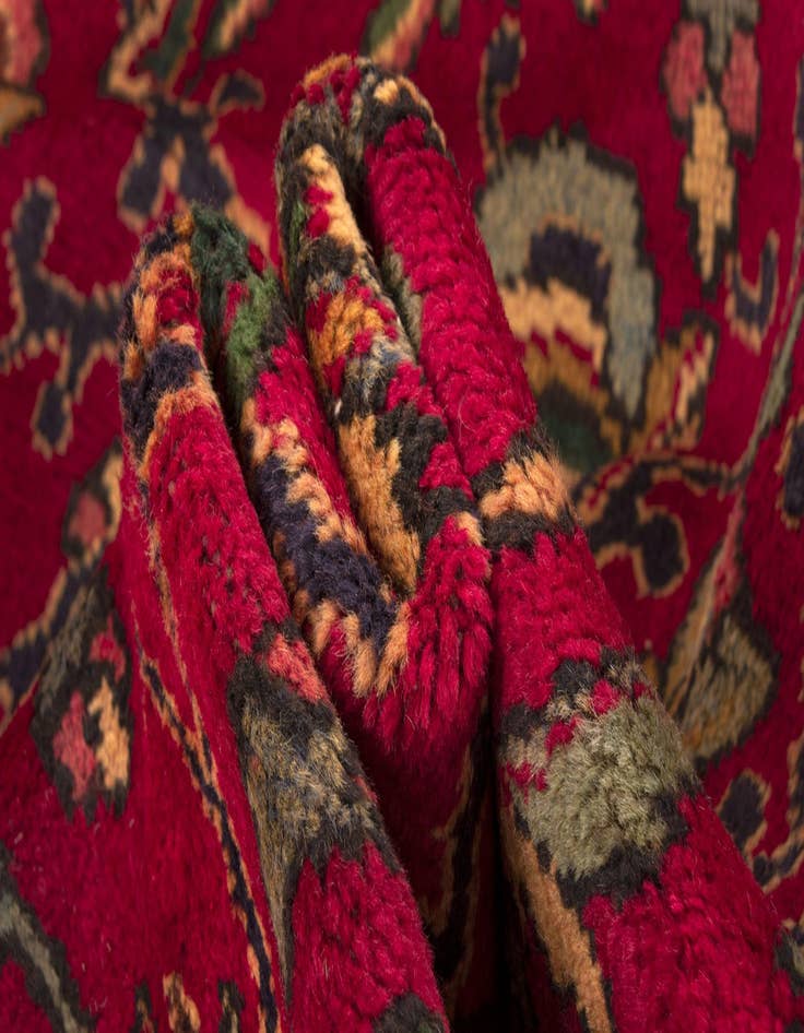 Detail image of 9' 6 x 12' 6 Hand Knotted Tabriz Persian Wool Rug