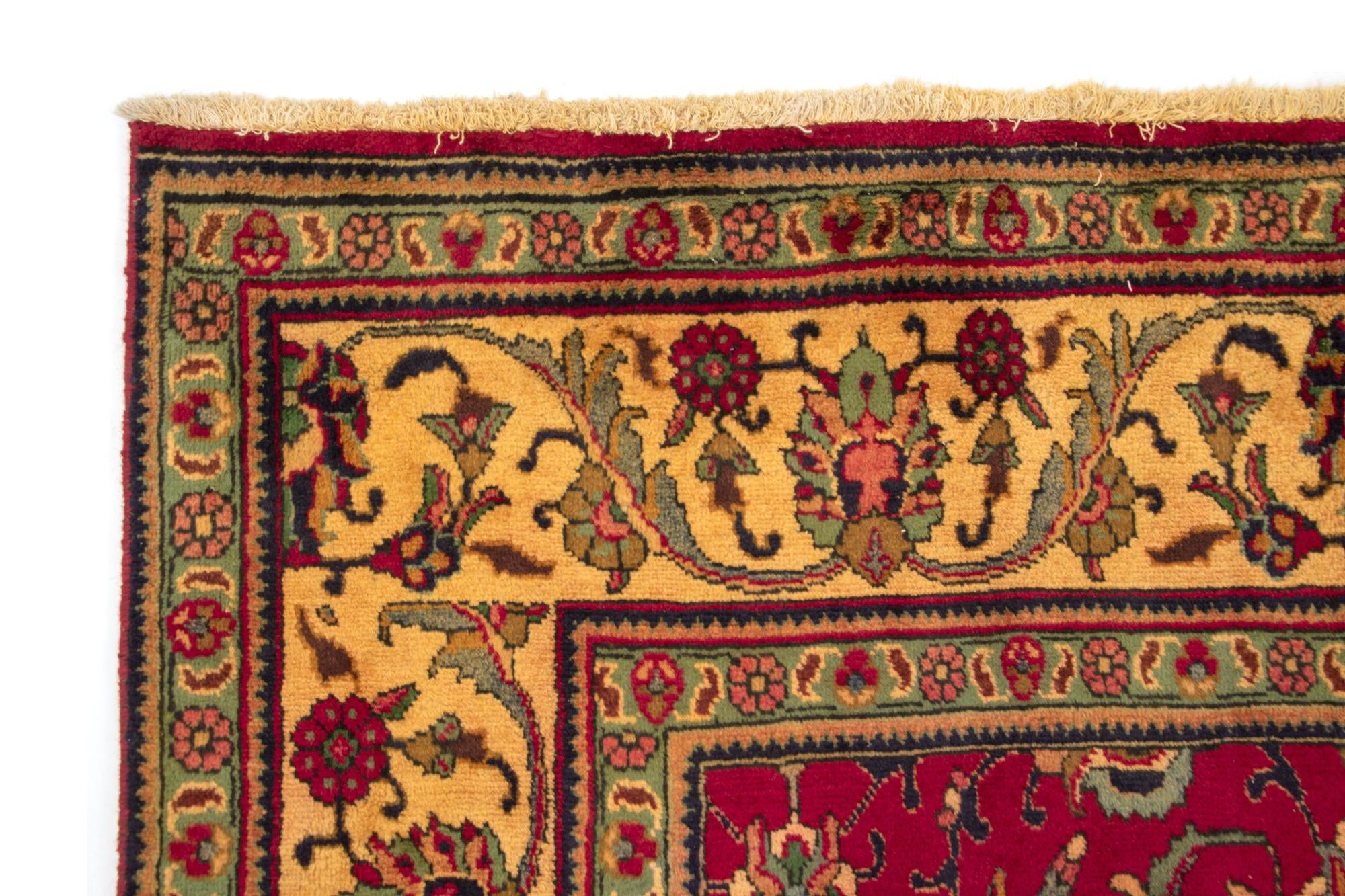 9' 6 x 12' 6 Hand Knotted Tabriz Persian Wool Rug