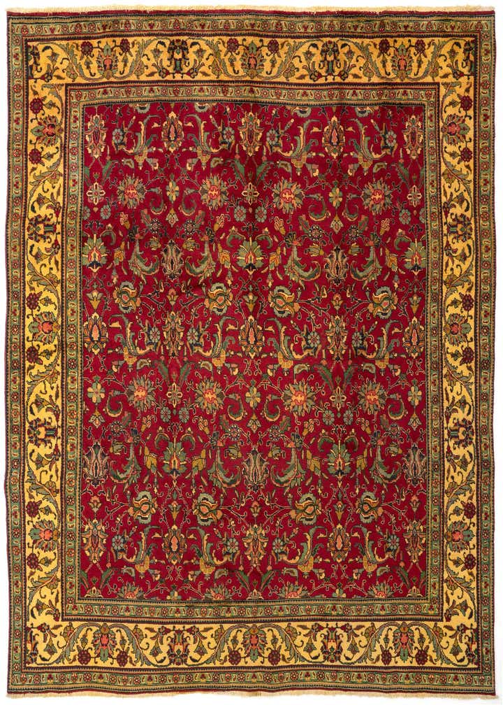 9' 6 x 12' 6 Hand Knotted Tabriz Persian Wool Rug