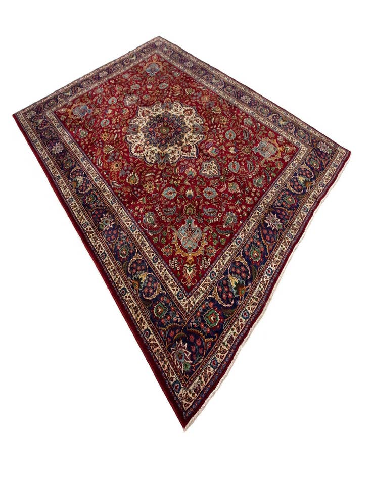 Detail image of 9' 9 x 13' 1  Hand Knotted Tabriz Persian Wool Rug