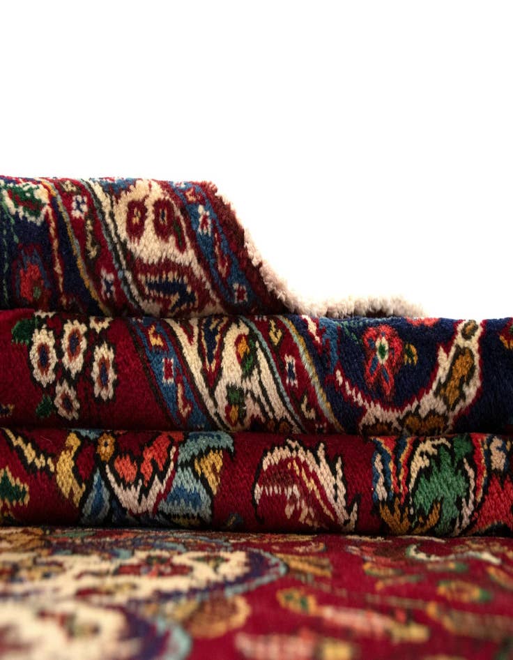 Detail image of 9' 9 x 13' 1  Hand Knotted Tabriz Persian Wool Rug