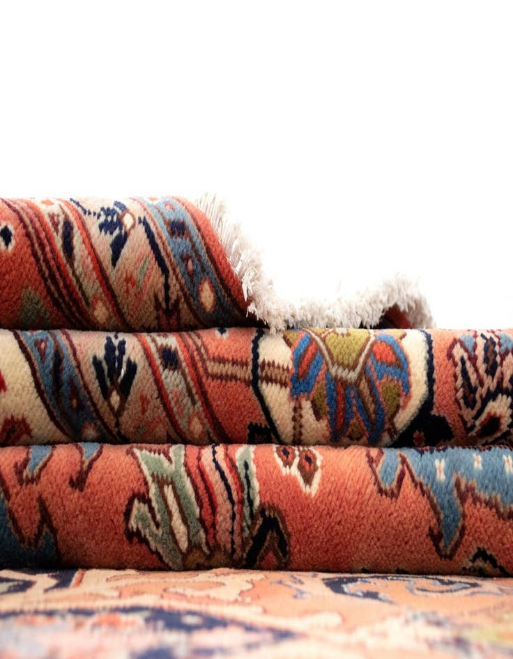 Detail image of 9' 9 x 12' 7 Hand Knotted Tabriz Persian Wool Rug