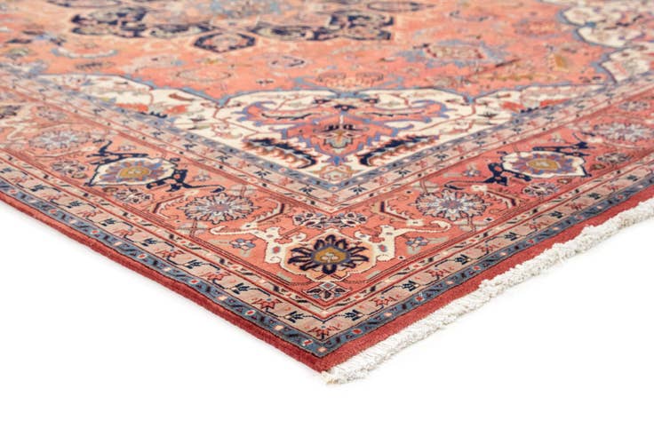 Detail image of 9' 9 x 12' 7 Hand Knotted Tabriz Persian Wool Rug