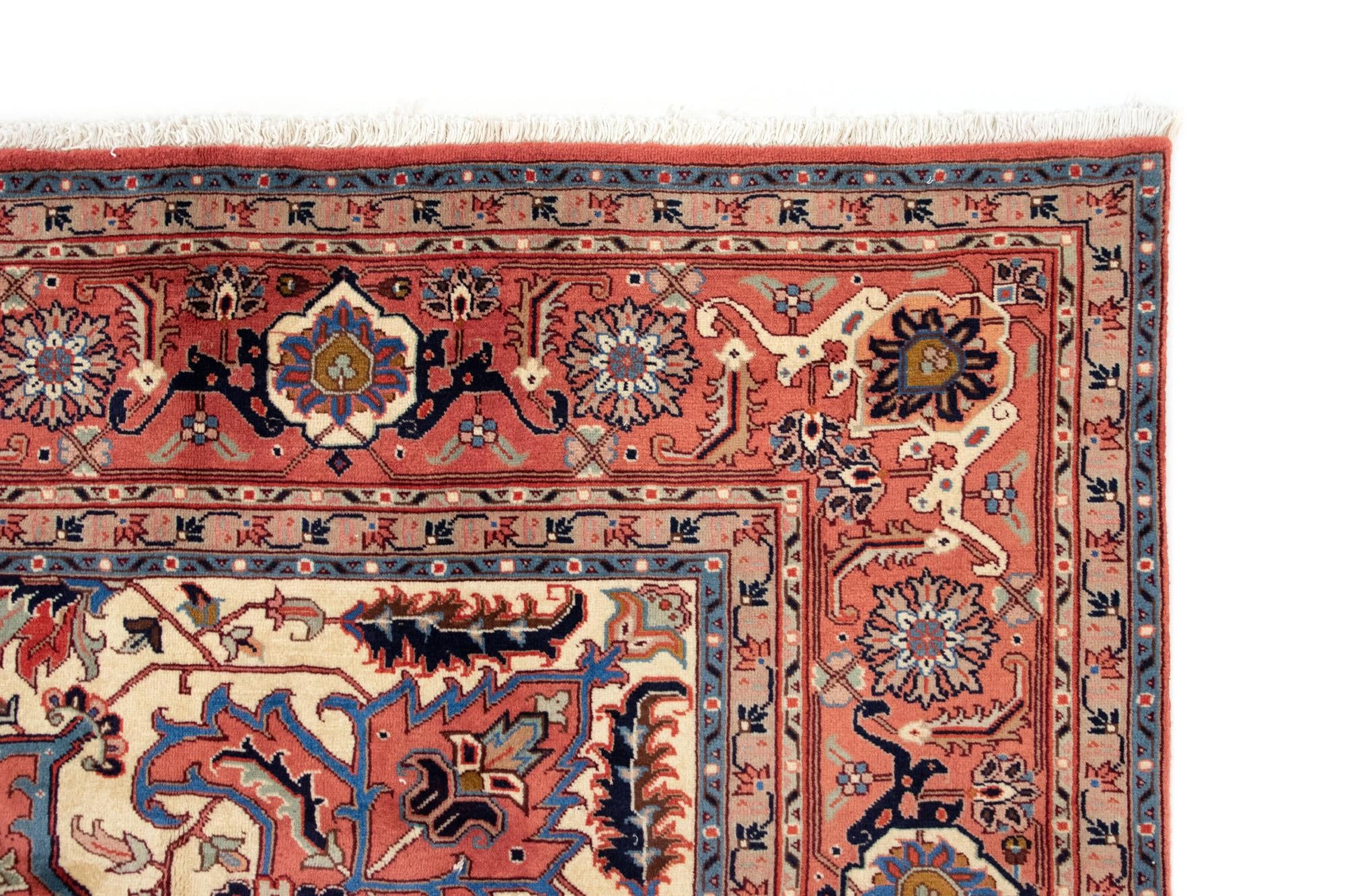 9' 9 x 12' 7 Hand Knotted Tabriz Persian Wool Rug