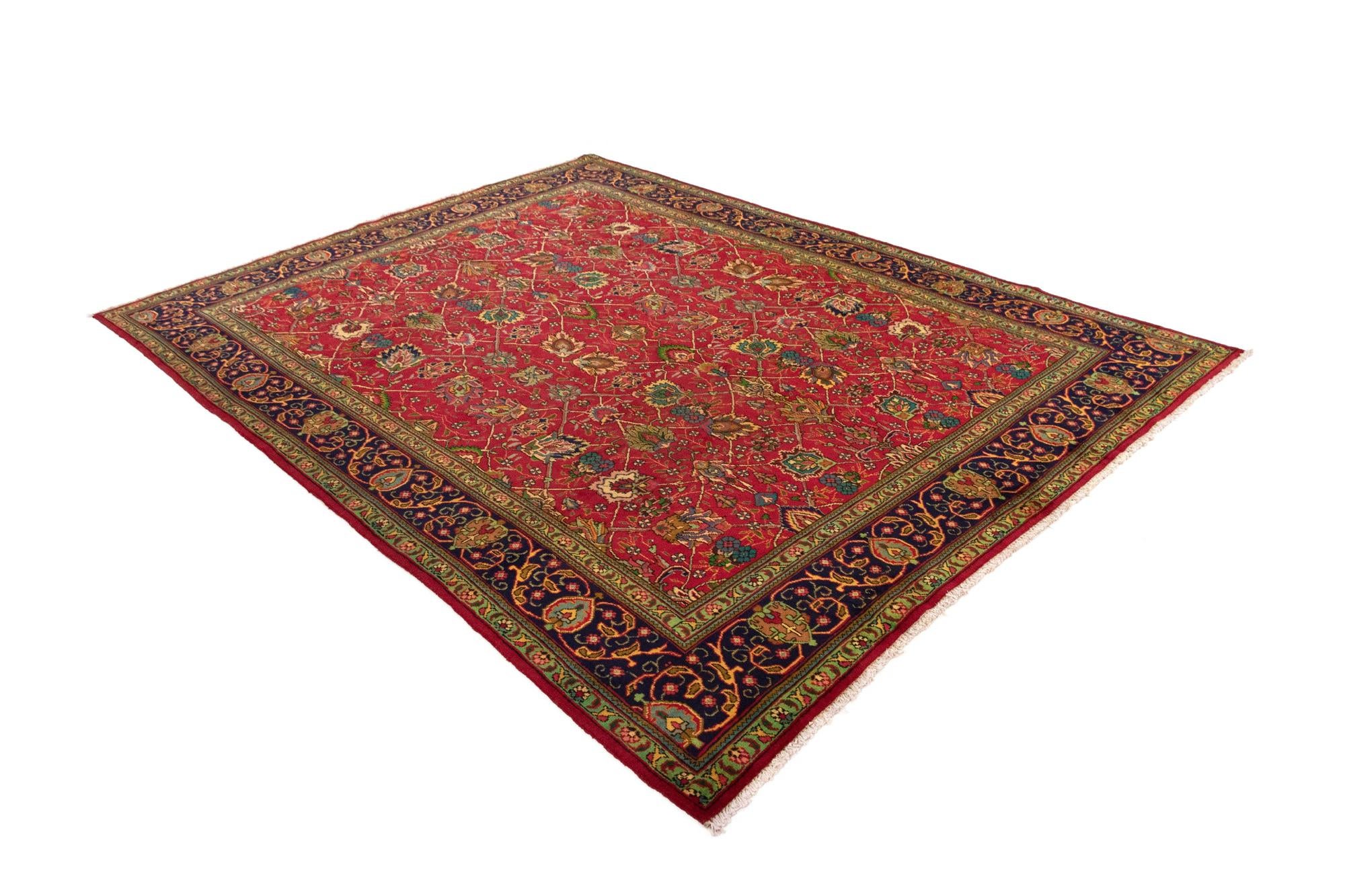 9' 4 x 12' 6 Tabriz Wool Rug