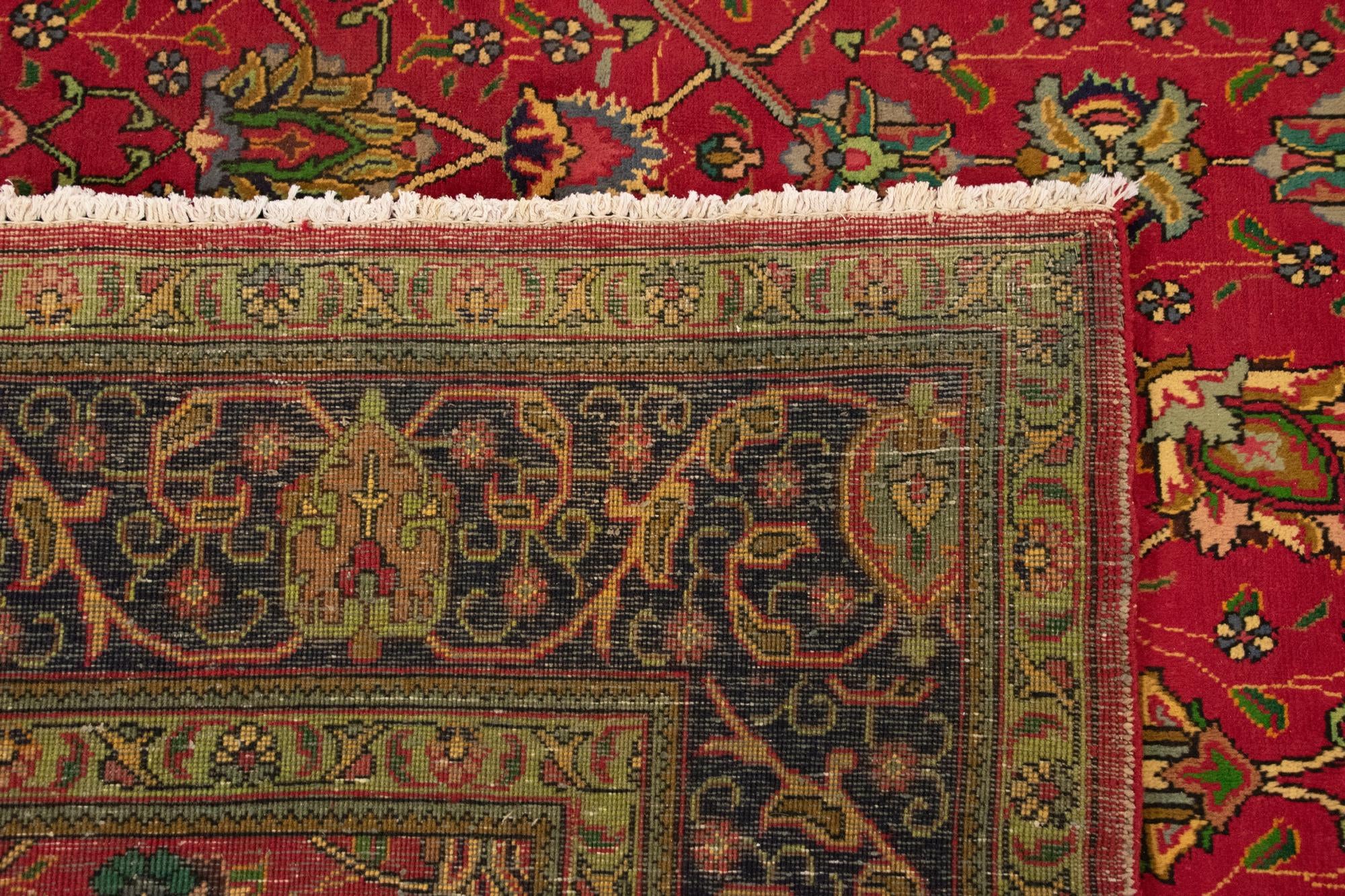 9' 4 x 12' 6 Tabriz Wool Rug
