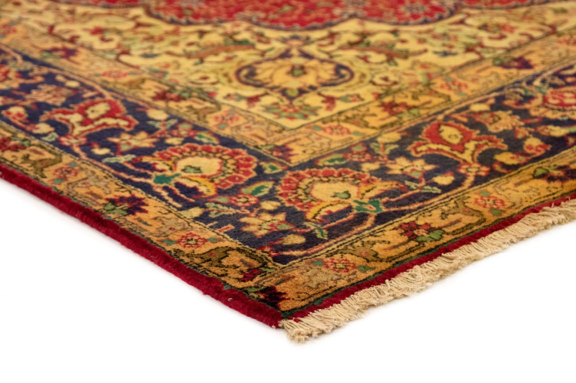 6' 6 x 10' Hand Knotted Tabriz Persian Wool Rug