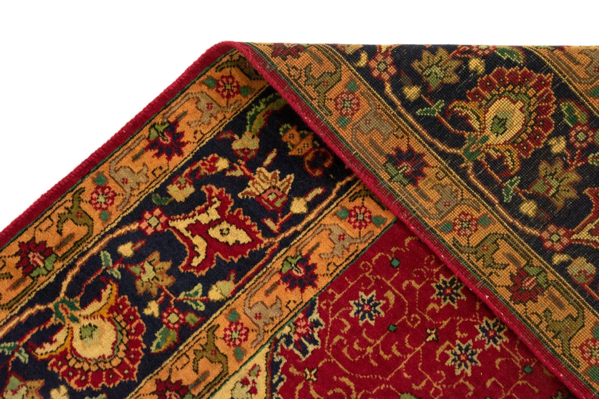 6' 6 x 10' Hand Knotted Tabriz Persian Wool Rug