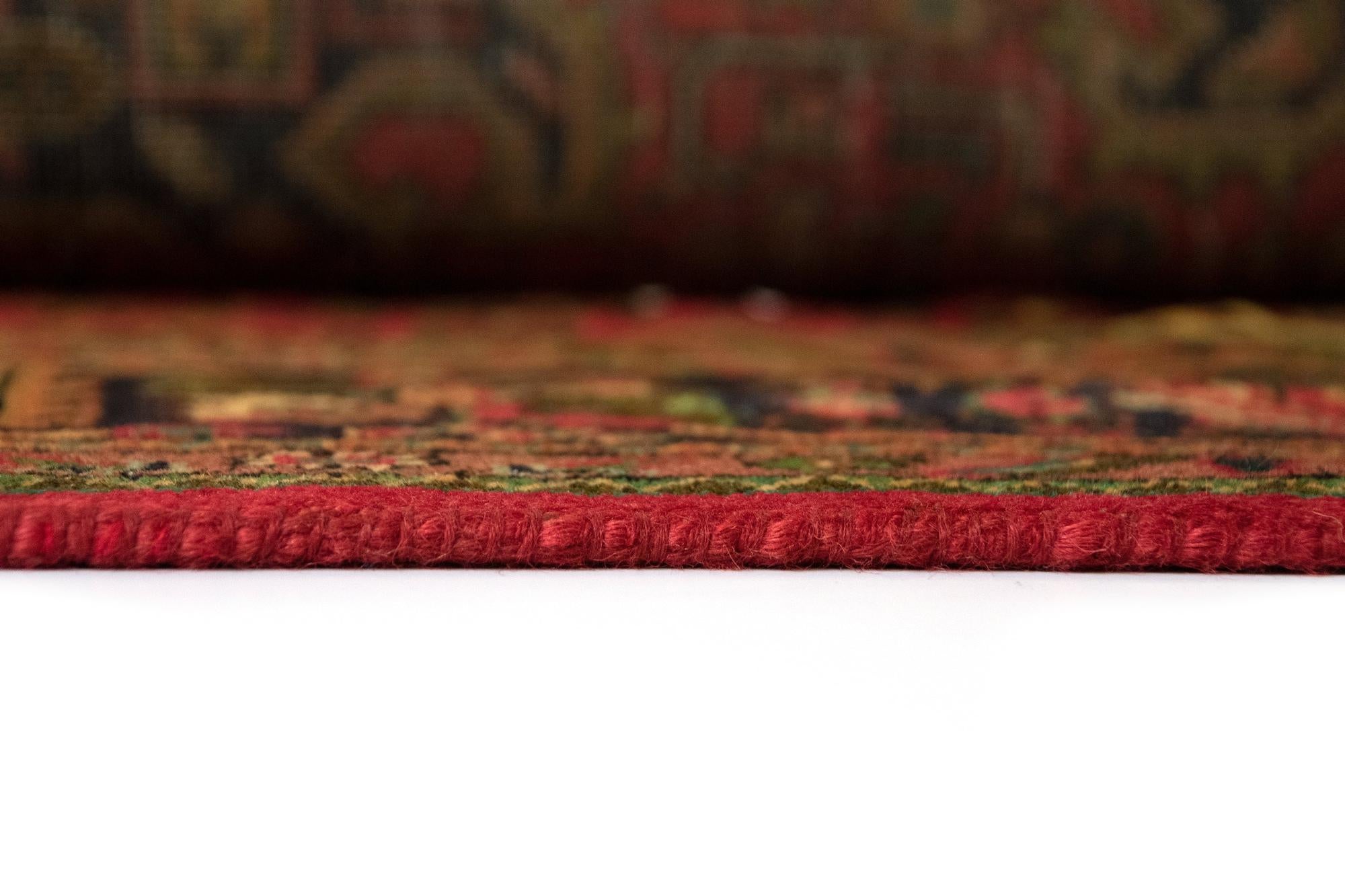 6' 7 x 9' 5 Hand Knotted Tabriz Persian Wool Rug