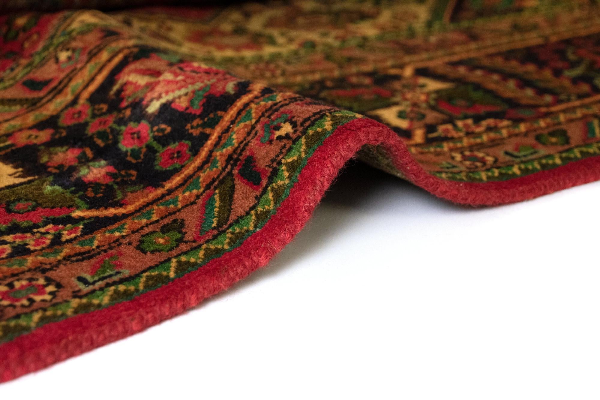 6' 7 x 9' 5 Hand Knotted Tabriz Persian Wool Rug