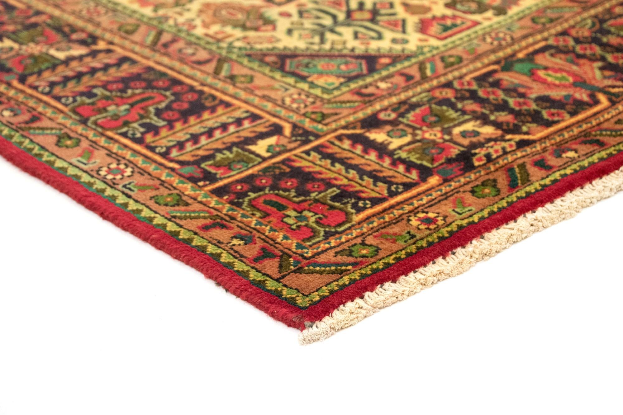 6' 7 x 9' 5 Hand Knotted Tabriz Persian Wool Rug