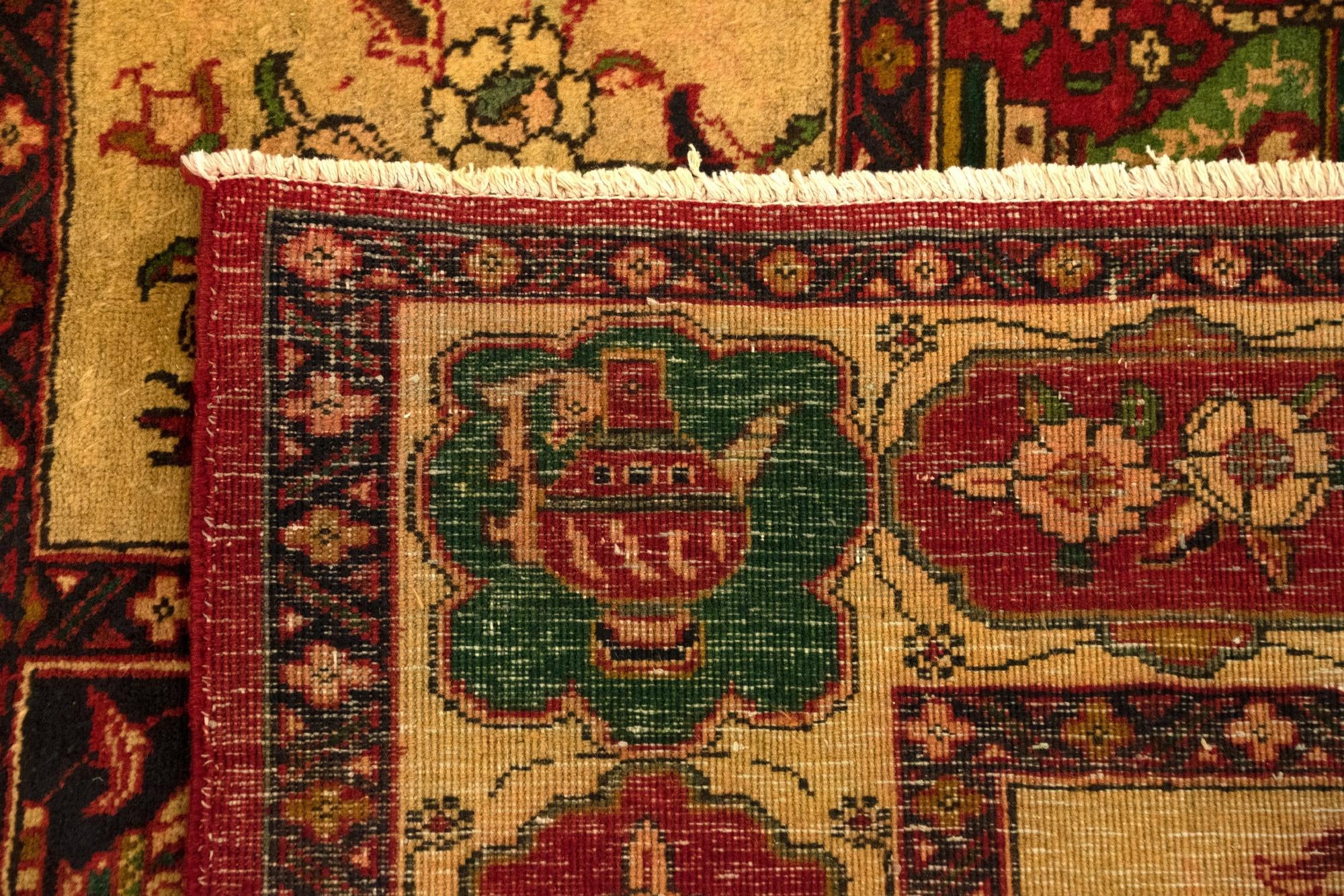 7' 3 x 9' 9 Hand Knotted Tabriz Persian Wool Rug
