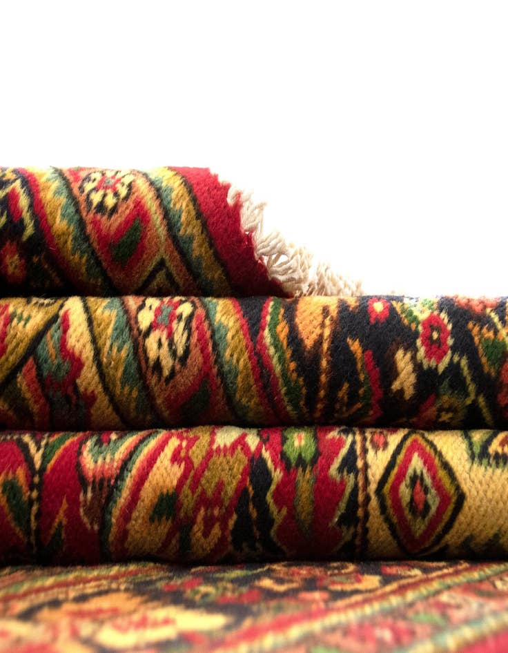 Detail image of 6' 6 x 9' 10 Hand Knotted Tabriz Persian Wool Rug