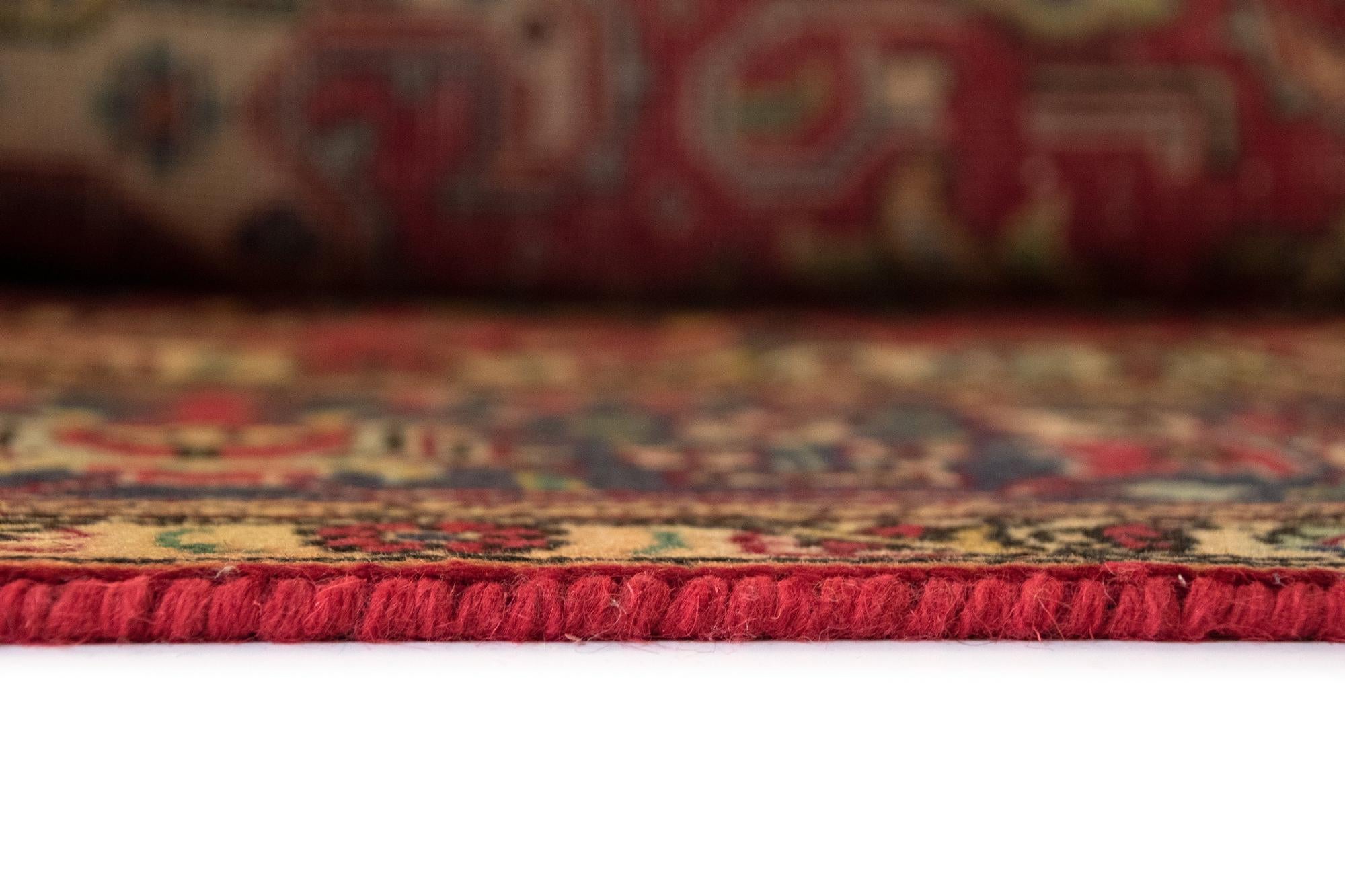 6' 7 x 9' 8 Hand Knotted Tabriz Persian Wool Rug