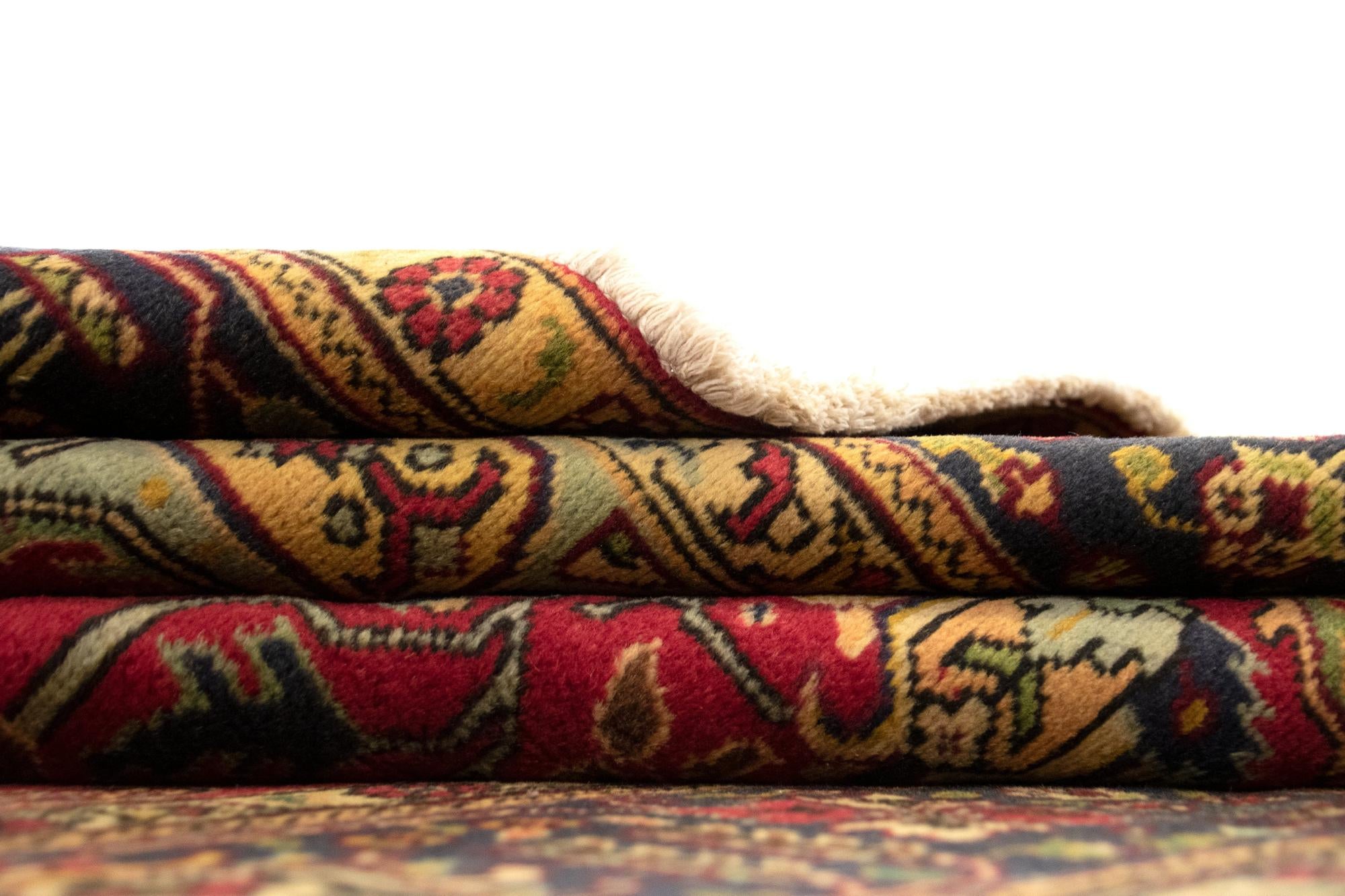 6' 7 x 9' 8 Hand Knotted Tabriz Persian Wool Rug