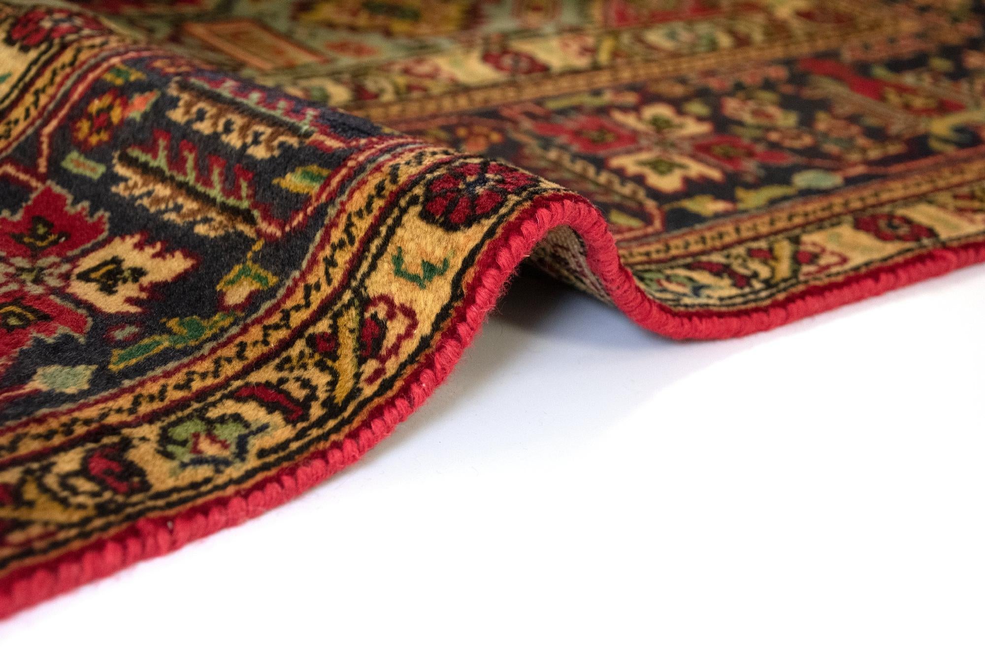 6' 7 x 9' 8 Hand Knotted Tabriz Persian Wool Rug