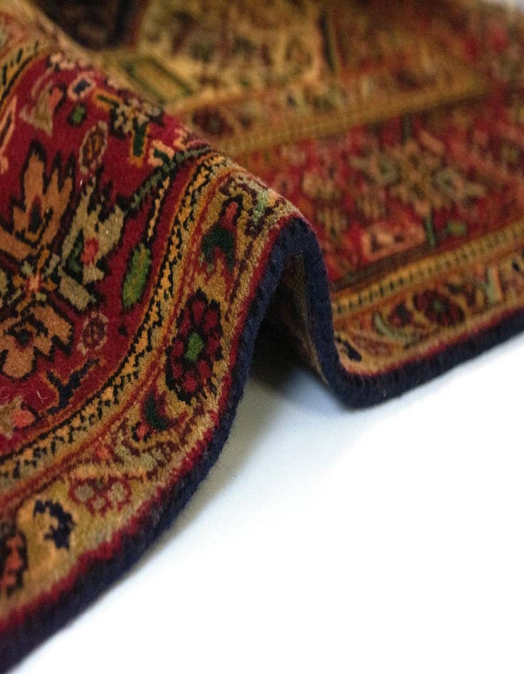 Detail image of 6' 7 x 9' 1  Hand Knotted Tabriz Persian Wool Rug