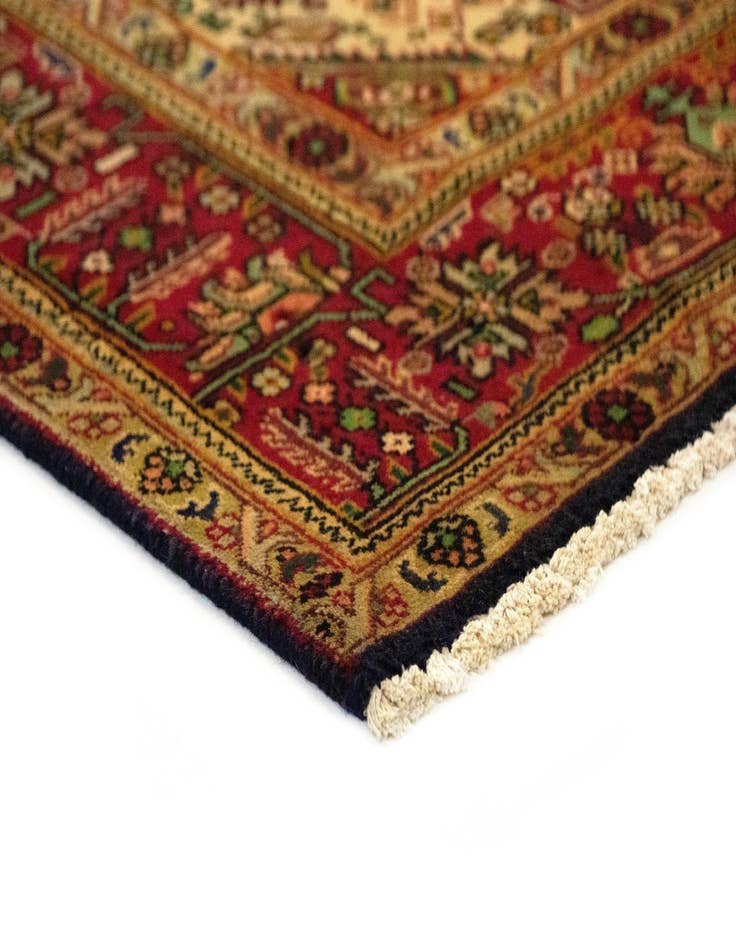 Detail image of 6' 7 x 9' 1  Hand Knotted Tabriz Persian Wool Rug