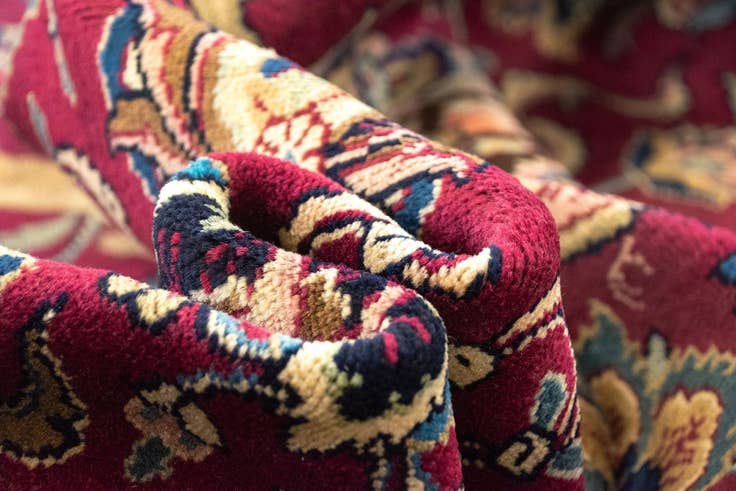Detail image of 9' 8 x 12' Hand Knotted Tabriz Persian Rug