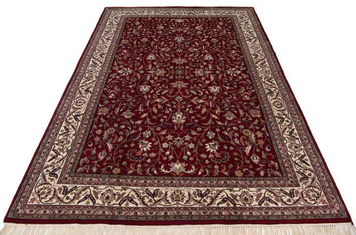 8' x 11' 4 Hand Knotted Tabriz Wool Rug