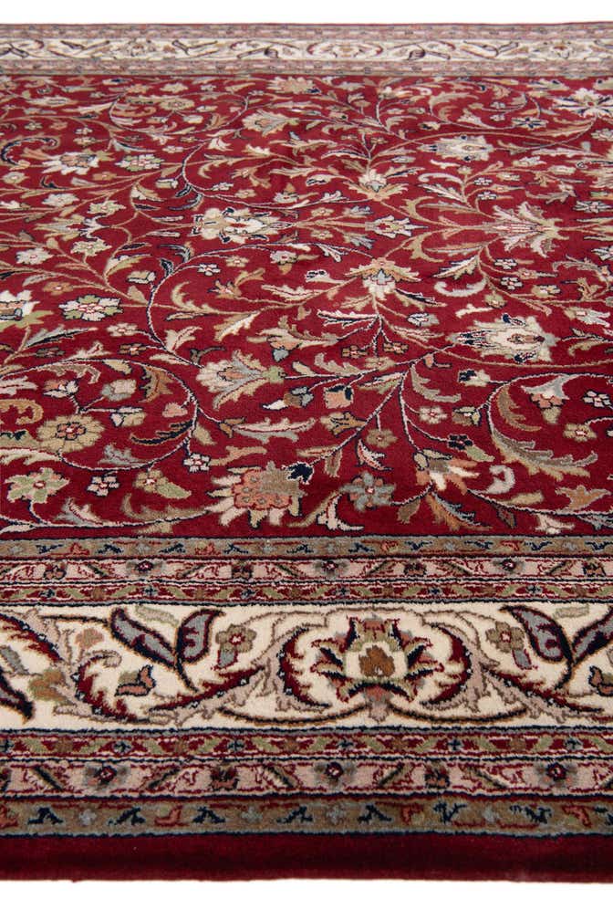 8' x 11' 4 Hand Knotted Tabriz Wool Rug