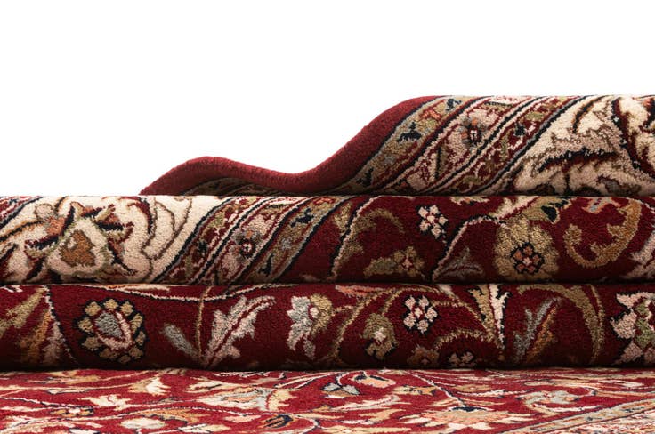 Detail image of 8' x 11' 4 Hand Knotted Tabriz Wool Rug