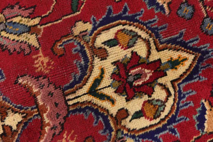 9' 10 x 12' 10 Hand Knotted Tabriz Persian Wool Rug