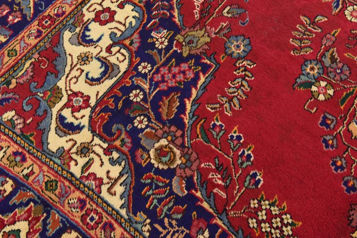 Detail image of 9' 10 x 12' 10 Hand Knotted Tabriz Persian Wool Rug