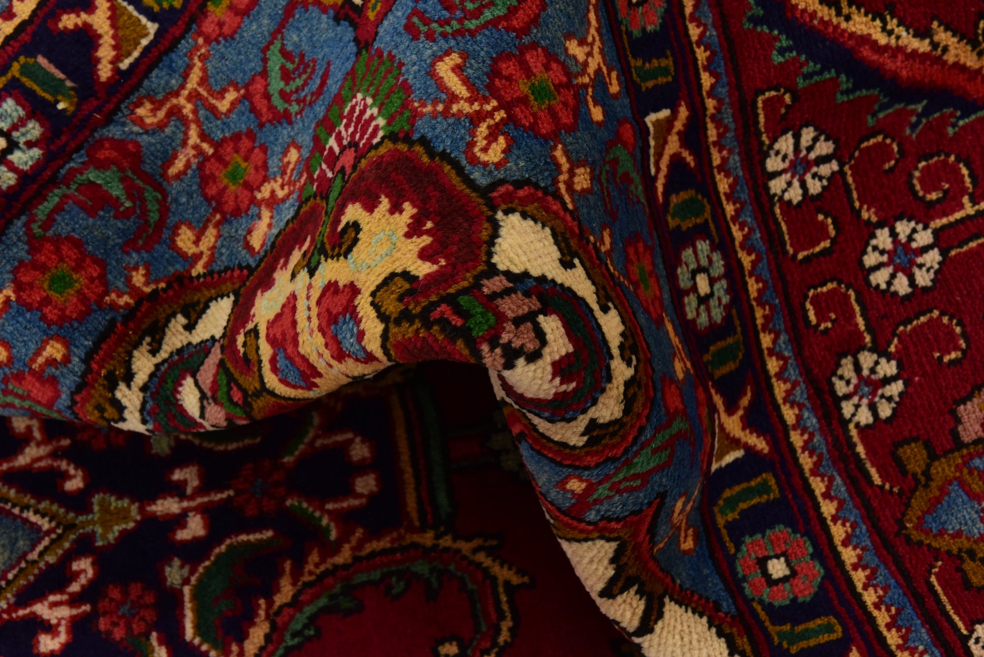 9' 7 x 13' Hand Knotted Tabriz Persian Wool Rug