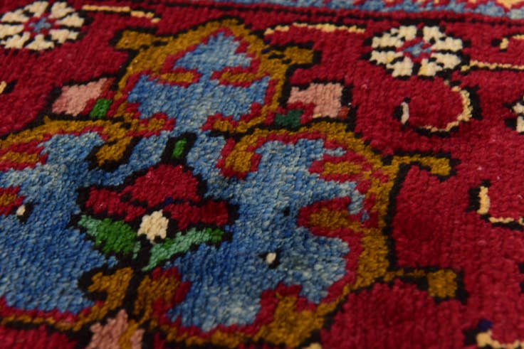 Detail image of 9' 7 x 13' Hand Knotted Tabriz Persian Wool Rug