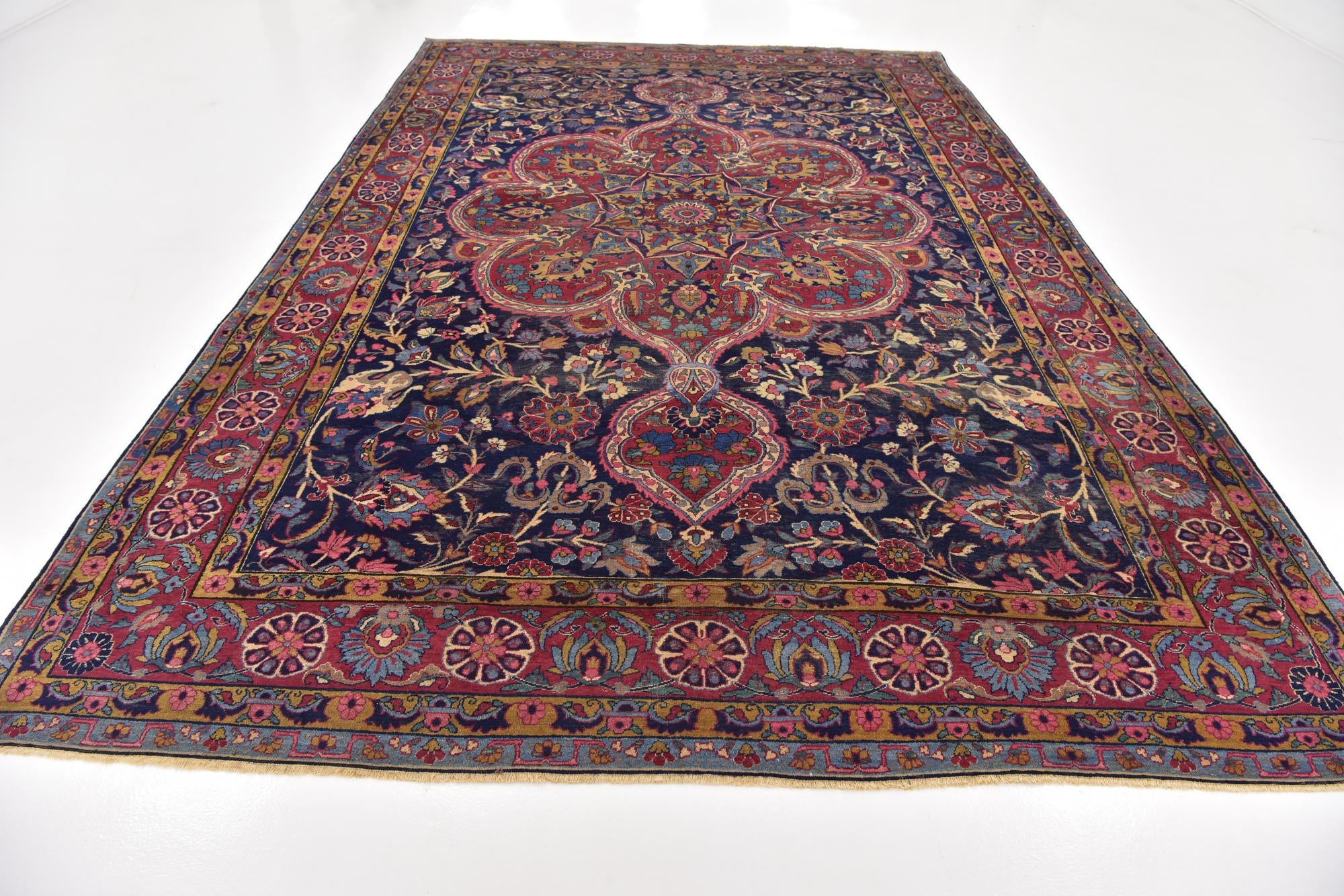 8' 8 x 13' 4 Hand Knotted Tabriz Persian Wool Rug