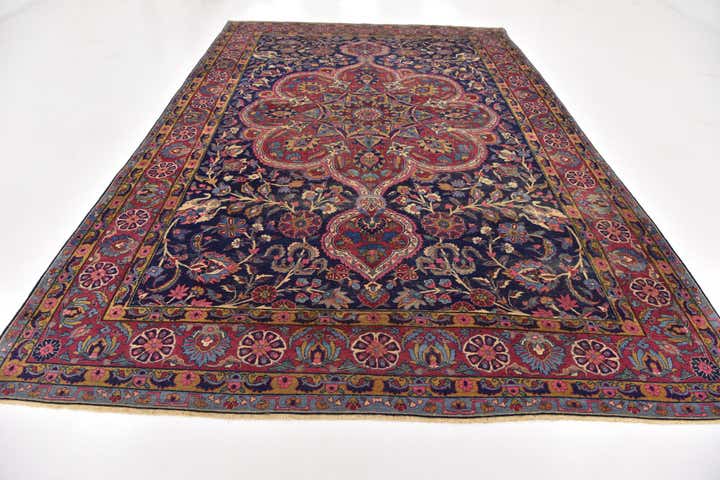8' 8 x 13' 4 Hand Knotted Tabriz Persian Wool Rug