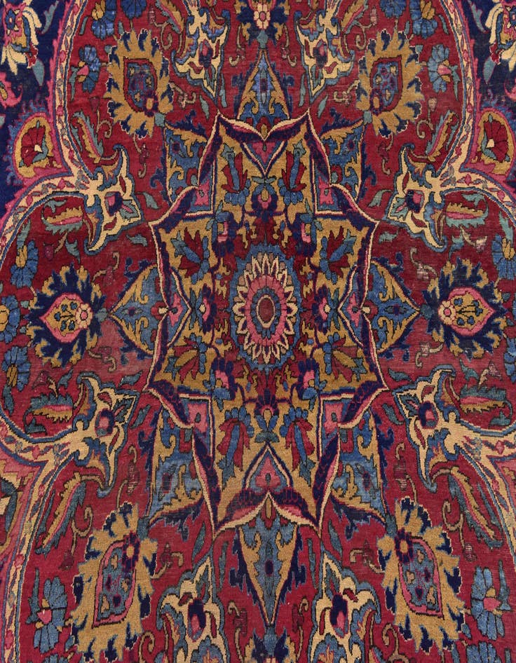 Detail image of 8' 8 x 13' 4 Hand Knotted Tabriz Persian Wool Rug