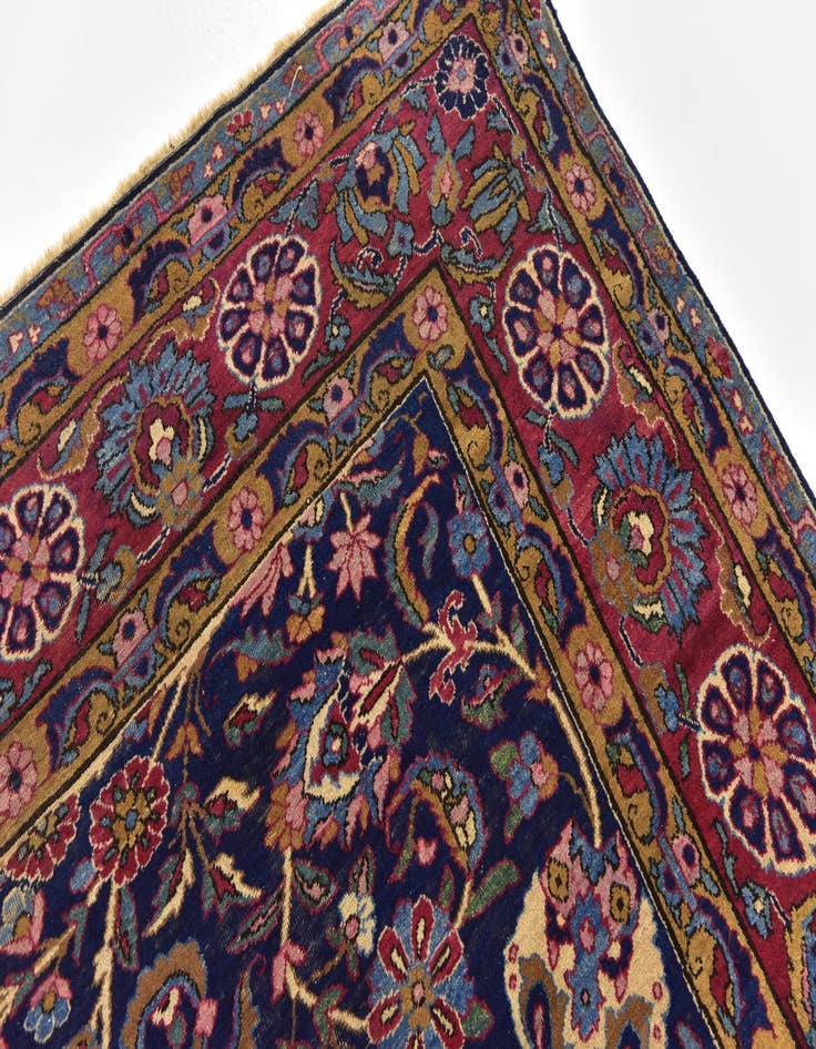 Detail image of 8' 8 x 13' 4 Hand Knotted Tabriz Persian Wool Rug