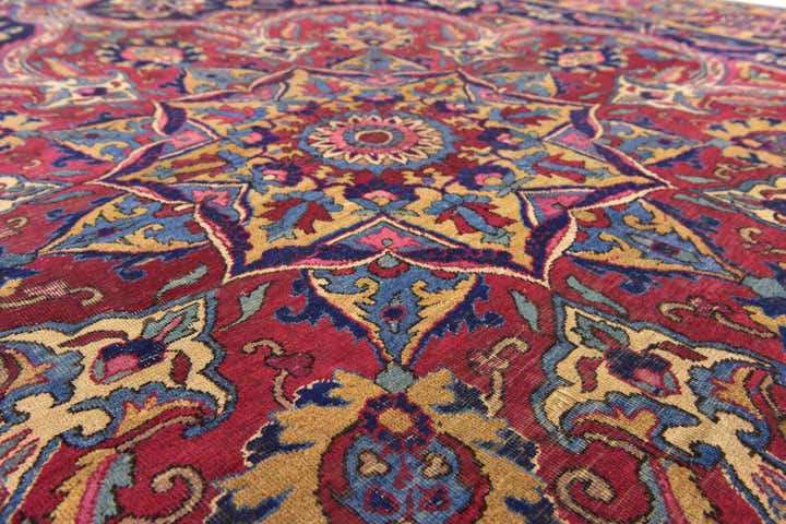 8' 8 x 13' 4 Hand Knotted Tabriz Persian Wool Rug
