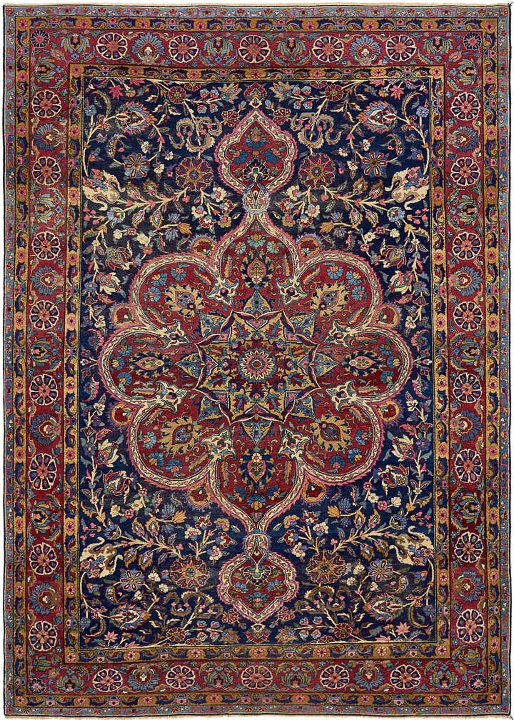8' 8 x 13' 4 Hand Knotted Tabriz Persian Wool Rug