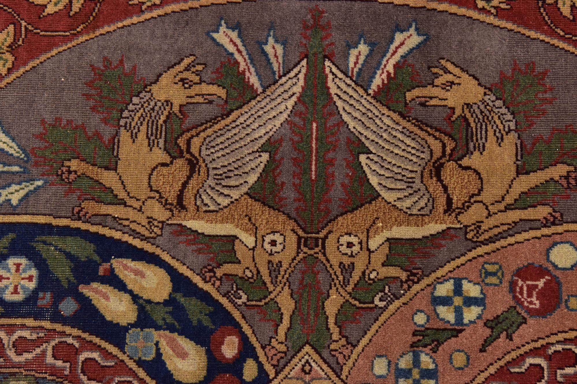 8' 10 x 12' Hand Knotted Tabriz Persian Wool Rug