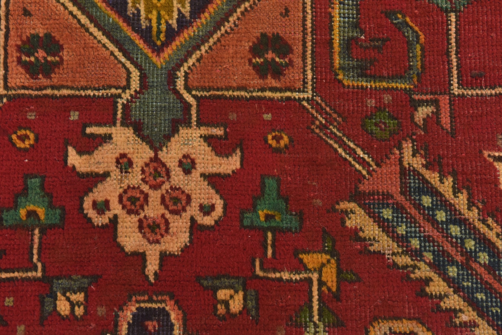 3' 5 x 5' 1 Hand Knotted Tabriz Persian Wool Rug
