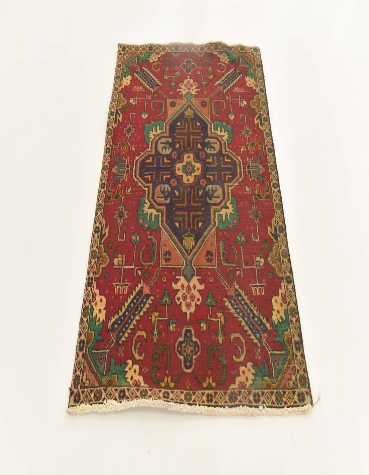 Detail image of 3' 5 x 5' 1 Hand Knotted Tabriz Persian Wool Rug