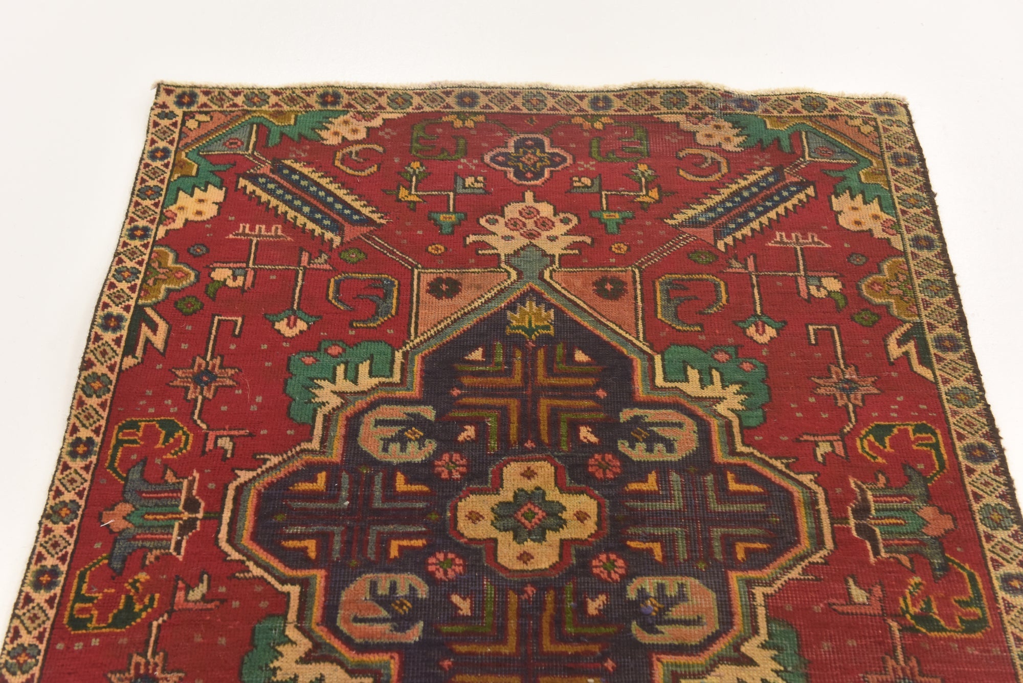 3' 5 x 5' 1 Hand Knotted Tabriz Persian Wool Rug