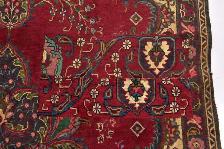 5' 7 x 8' 9 Hand Knotted Tabriz Persian Wool Rug