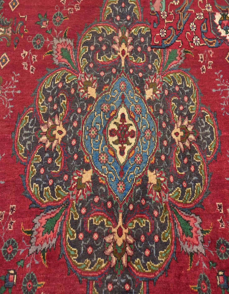 Detail image of 5' 7 x 8' 9 Hand Knotted Tabriz Persian Wool Rug