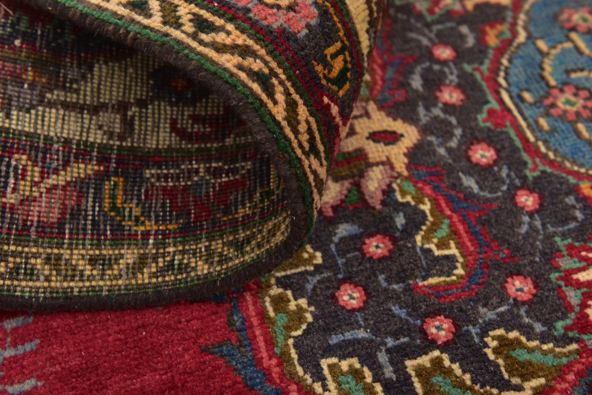 5' 7 x 8' 9 Hand Knotted Tabriz Persian Wool Rug