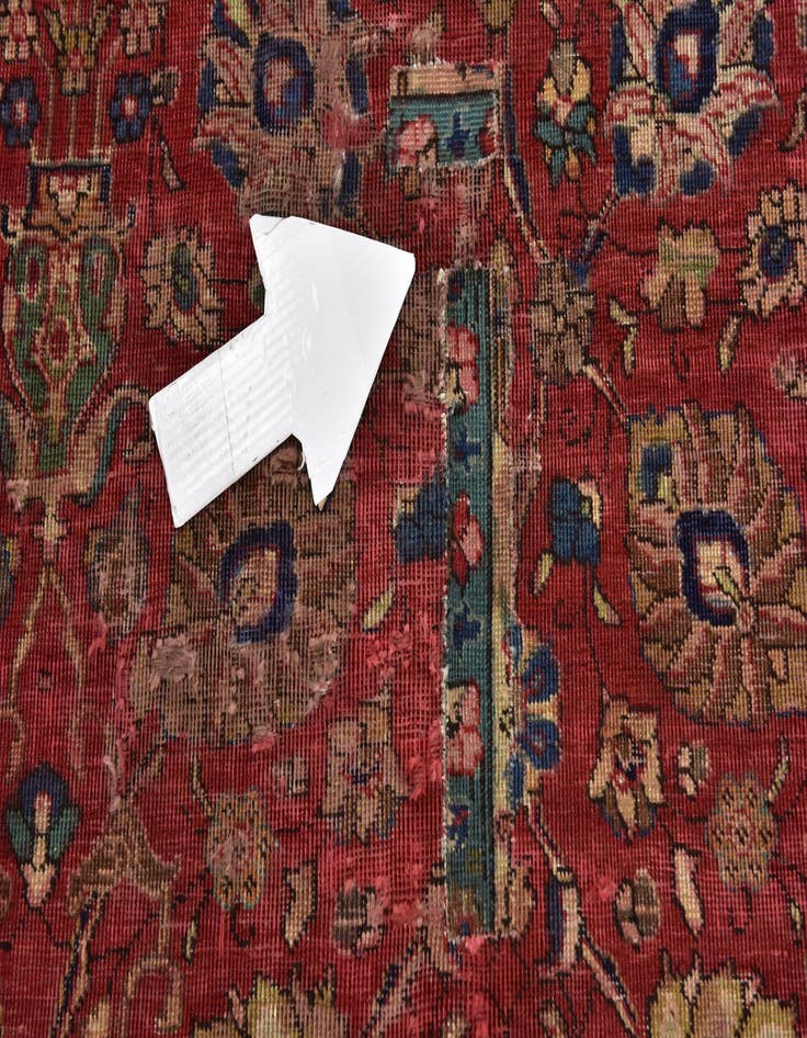 Detail image of 5' 2 x 8' 5 Hand Knotted Tabriz Persian Wool Rug