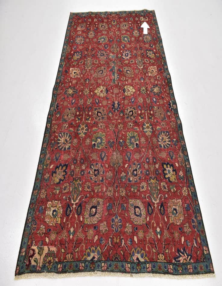 Detail image of 5' 2 x 8' 5 Hand Knotted Tabriz Persian Wool Rug