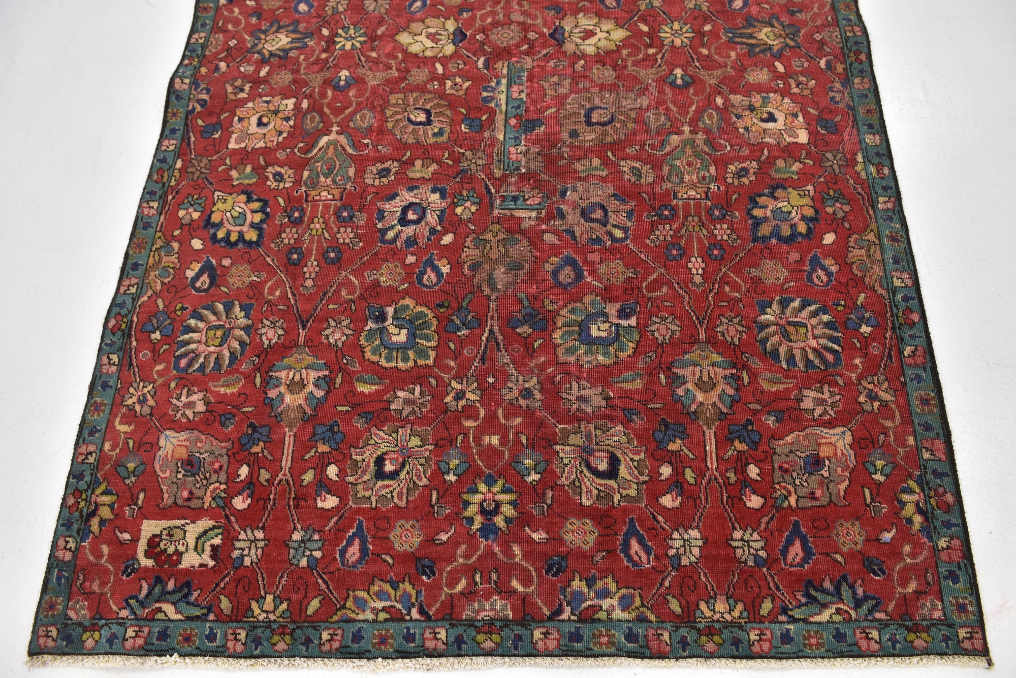 5' 2 x 8' 5 Hand Knotted Tabriz Persian Wool Rug
