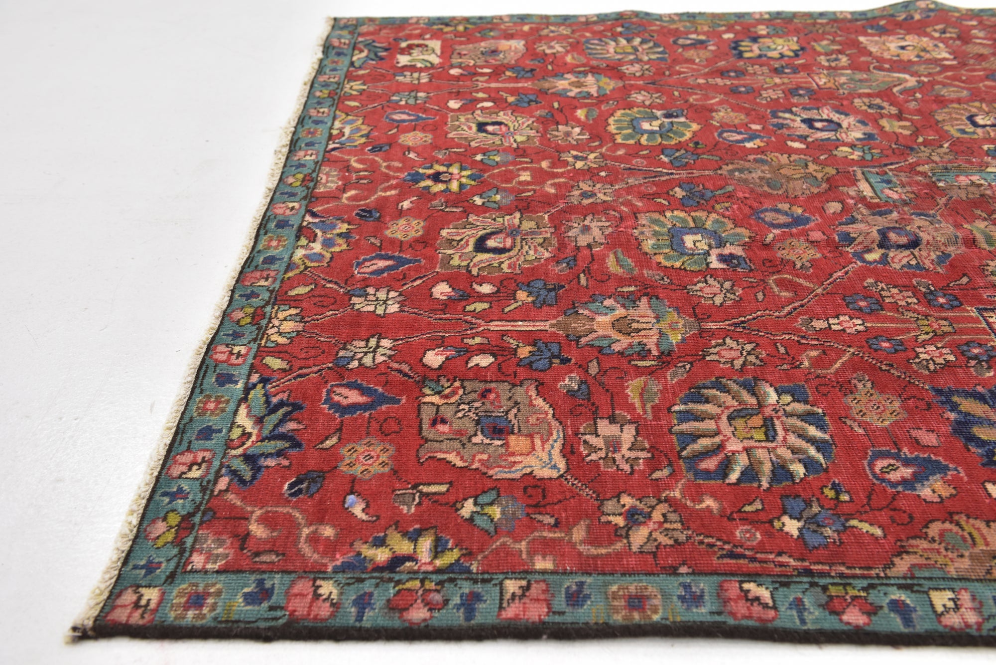 5' 2 x 8' 5 Hand Knotted Tabriz Persian Wool Rug