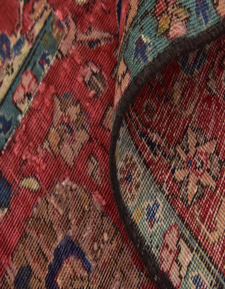 Detail image of 5' 2 x 8' 5 Hand Knotted Tabriz Persian Wool Rug