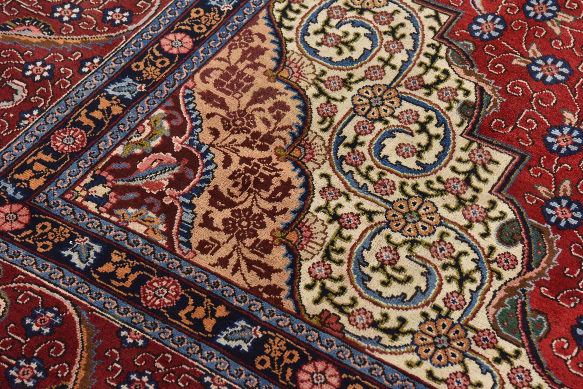 10' 2 x 13' 5 Hand Knotted Tabriz Persian Wool Rug